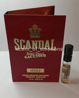JPG SCANDAL ABSOLU PARFUM 1.5ml Spray NEW and ORIGINAL