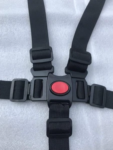 Cinghie per Seggiolone, Imbracatura Regolabile a 5 Punti Cintura di Sicurezza per Bambini per Passeggino - Foto 1 di 12