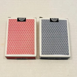 Vintage Playing Cards Dollar Tree 2 Decks Of Playing Cards Red & Blue Rare - Picture 1 of 18