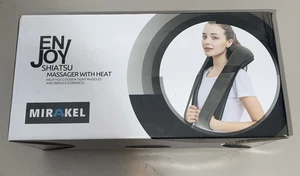 Mirakel Shiatsu Rücken Nacken Massagegerät mit Wärme Tiefengewebe Kneten - Bild 1 von 7