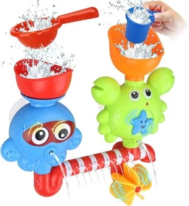 Bath Toys Bathtub Toys for 1 2 3 4 Year Old Toddlers Bath Wall Toy Waterfall ... - Picture 1 of 6