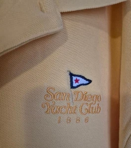 San Diego Yacht Club Polo Golf Shirt t shirt 2XL XXL - Picture 1 of 3