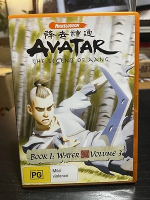 Avatar The Legend Of Aang Book 1: Water Volume 3 (DVD, 2008) Region 4 Fast Post - image 1 of 2