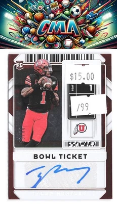 2020 Panini Contenders Draft Picks #319 Tyler Huntley - Image 1 of 2