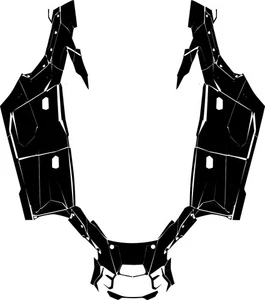 2025+ Kawasaki Teryx5 H2 Deluxe Decal Graphic Kit Wraps Vector Template decal - Picture 1 of 3