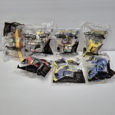 McDonald's 2017 Pokemon Sol y Luna Happy Meal Lote de 7 Figuras de Juguete Coleccionables *NUEVO Foto 1 de 4