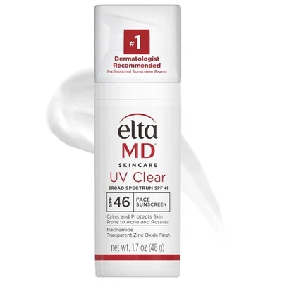 Protector solar facial transparente Elta MD UV FPS 46 1,7 oz EXP 06/2027 *Nuevo en caja* Foto 1 de 4
