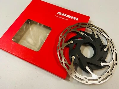 SRAM Centerline XR 2-Piece Centerlock Rounded Rotor -140mm (Silver-black) - Image 1 of 4