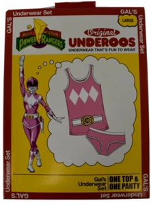 Underoos Mighty Morphin Power Rangers Juniors Camiseta sin mangas/Bragas Ropa interior Conjunto Nuevo L - Imagen 1 de 5