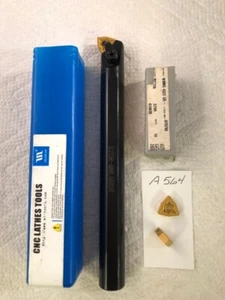 NEW S20R-MWLNR08  STEEL BORING BAR W/ 10 RTW WNMG 432 CARBIDE INSERTS -A564 - Picture 1 of 7