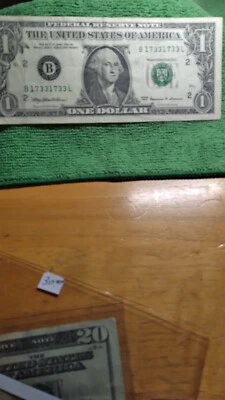 1999 $1.00 Dollar Bill Repeater Note - RARE - Image 1 of 4
