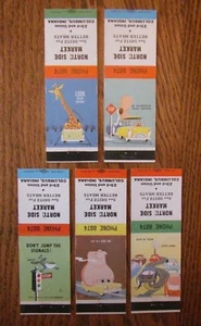 SAFETY - ANIMALS SET OF 5: NORTH SIDE MARKET (COLUMBUS, INDIANA) -K20 - Picture 1 of 1