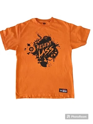 Camiseta WWE Para Hombres Naranja Becky Lynch Relent Lass Manga Corta Cuello Redondo M Foto 1 de 4
