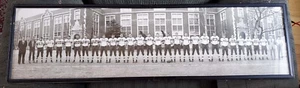 Vintage 1946 East High School Denver, CO Framed Panoramic Football Team Photo - Picture 1 of 12