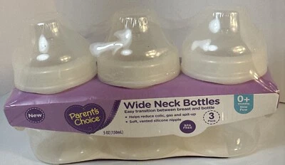 Percent’s Choice Wide Neck Bottles 3 Pack New - Image 1 of 4