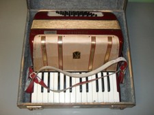 Hübsches Akkordeon HOHNER STARLET 40, Vintage 1960/70er Jahre, schöner Zustand