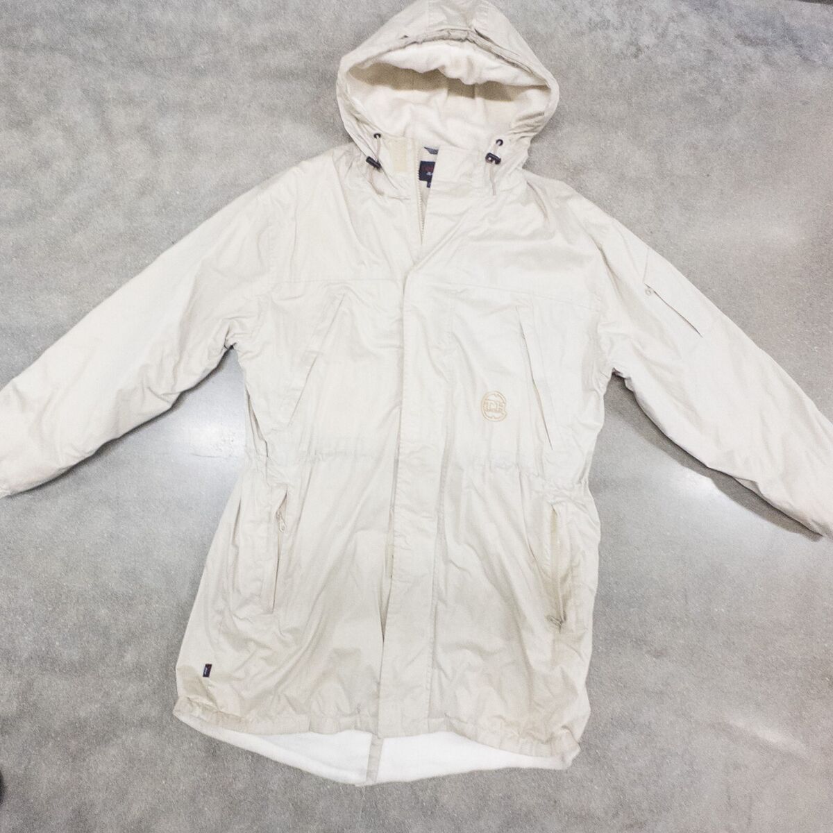 Vintage Tommy Jeans Parka Mens Extra Large Beige 90's Feild Vintage Tommy Jeans Parka Mens Extra Large Beige 90's Feild