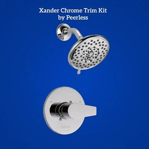 New Peerless Chrome Shower Head Trim Kit - Picture 1 of 4