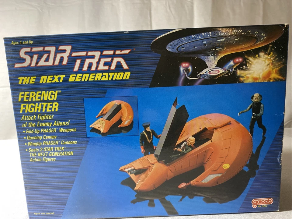 1989 Star Trek Ferengi Fighter Galoob 5362 Stardate 42400.1