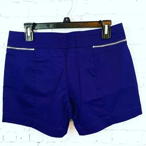 Calvin Klein Womens Navy Blue City Shorts Size 4 NWT - Picture 1 of 9