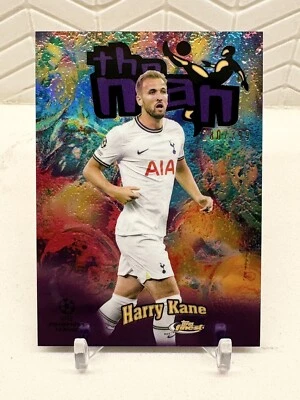 2023 HARRY KANE #'d /299 Topps Finest UEFA CC The Man Refractor SP ENGLAND - Image 1 of 3