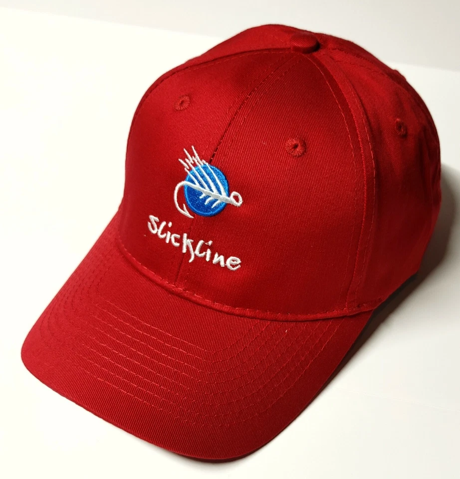 SLICKLINE Logo Bordado Sarga Pesca Papá Sombrero Gorra Gorra de Béisbol 4 COLORES Foto 1 de 4
