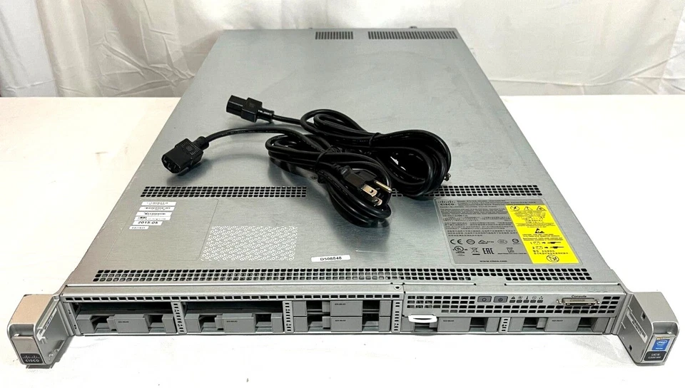 Cisco 1U Server C220 M4 20-Core CPU 32GB DDR4 RAM 2.5" 12G SAS 2x770W w/ 32GB SD - Image 1 of 4