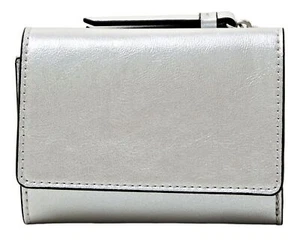 ESPRIT Ayda Flap Wallet Geldbörse Silver silberfarben Neu - Picture 1 of 1