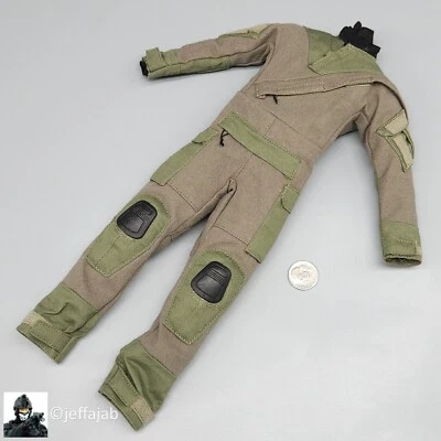 Traje de asalto marítimo verde del equipo de asalto CBRN fácil y simple 1:6 para figuras de 12" Foto 1 de 4