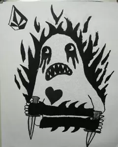 VOLCOM surf skateboard snowboard PROMOTIONAL POSTER PRINT #4 New Old Stock - Picture 1 of 1