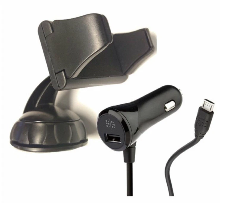 Technocel Uni Mobile Device Car Windshield Mount Micro USB Car Charger 2.1A ! - Image 1 of 4