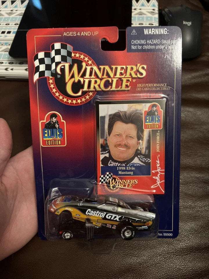 John Force 1998 Winners Circle escala 1/64 edición Elvis Castrol GTX Foto 1 de 1