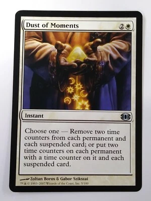 Magic The Gathering 4x DUST OF MOMENTS - Future Sight MTG White Unc. NM - Image 1 of 2