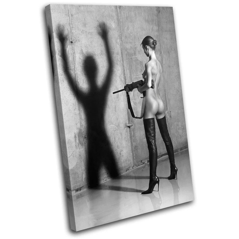 Sexy Female NUDES Erotic SINGLE CANVAS WALL ART Picture Print VA - Image 1 of 1