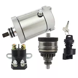For Polaris 2005-2006 Sportsman 700 EFI Starter & Drive & Relay & Switch - Picture 1 of 14