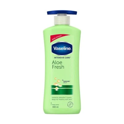 Vaseline Intensive Care Aloe Fresh Hydrating Body Lotion For Smooth Skin 400ml - Image 1 of 4