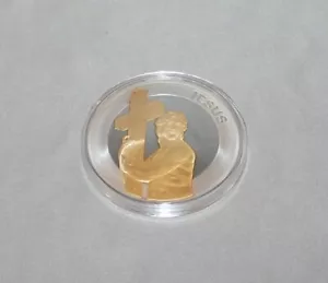VATICAN OBSERVATORY FOUNDATION TWELVE APOSTLES JESUS COIN SILVERPLATED - Picture 1 of 4