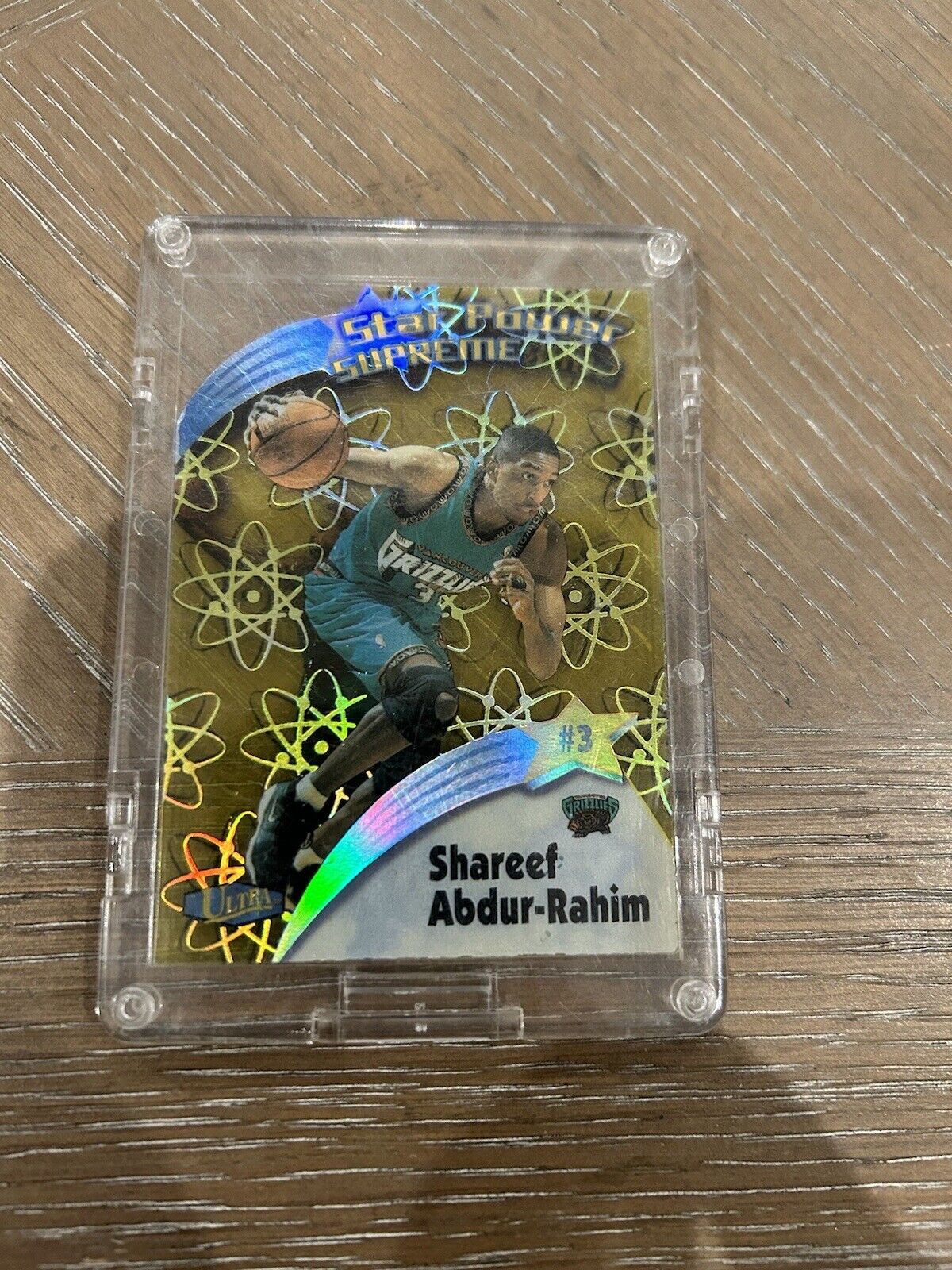 1997-98 Shareef Abdur-Rahim Fleer Ultra STAR POWER SUPREME #9, mint condition