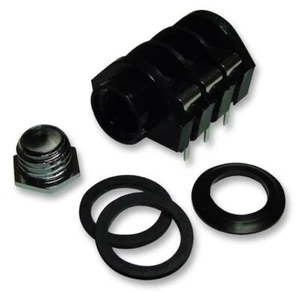 CLIFF ELECTRONIC COMPONENTS - 1/4" Jack Socket, Stereo, PCB Mount