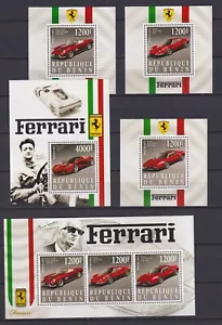 CB46285 - 2014 /2015 - MNH - Ferrari / Auto's / Cars 5 sheets - Bild 1 von 1
