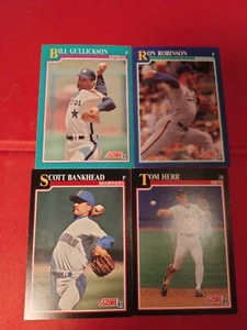1991 Score Baseball 4 Karten Lot - Bild 1 von 2