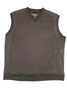 Herren Nike Golf Pullover V-Ausschnitt ärmellose Weste Gr. Large schwarz Windbreaker  - Bild 1 von 11
