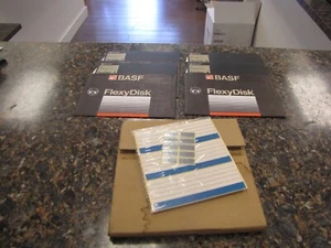 Lot of (5) Vintage Blank 8” Disks W/Labels - by Control Data - LN40 - Picture 1 of 6