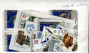 Czechoslovakia ( Ceska ) MNH  Year set 1999   35 stamps+1 SS  with Mini sheets - Picture 1 of 1