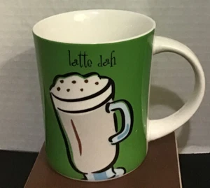 Latte Dah Green Gibson Coffee Mug - B118 - Picture 1 of 6