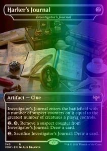 MTG Investigator's Journal (345/561) Innistrad Crimson Vow LP FOIL - Picture 1 of 1