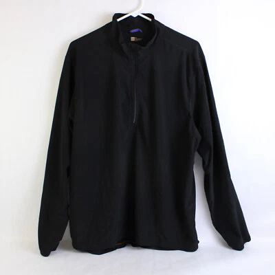 Gap Negro 1/2-Zip Ajuste Atlético Burlarse Cuello Chaqueta Hombre Talla XL - Imagen 1 de 4