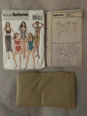 Butterick Easy SEWING PATTERN B4526 Swimsuit,Bikini & Wrap Brand New 14-20 - Image 1 of 3