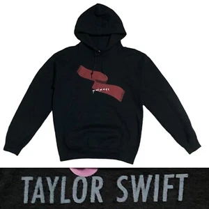 Taylor Swift All Too Well Red Scarf Hoodie Women’s size Small in Black / Red - Picture 1 of 5