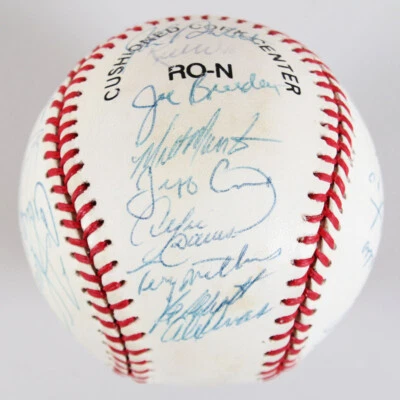 1997 Florida Marlins Team-Signed Baseball (31) Sigs. Incl. Gary Sheffield, An... - Image 1 of 4